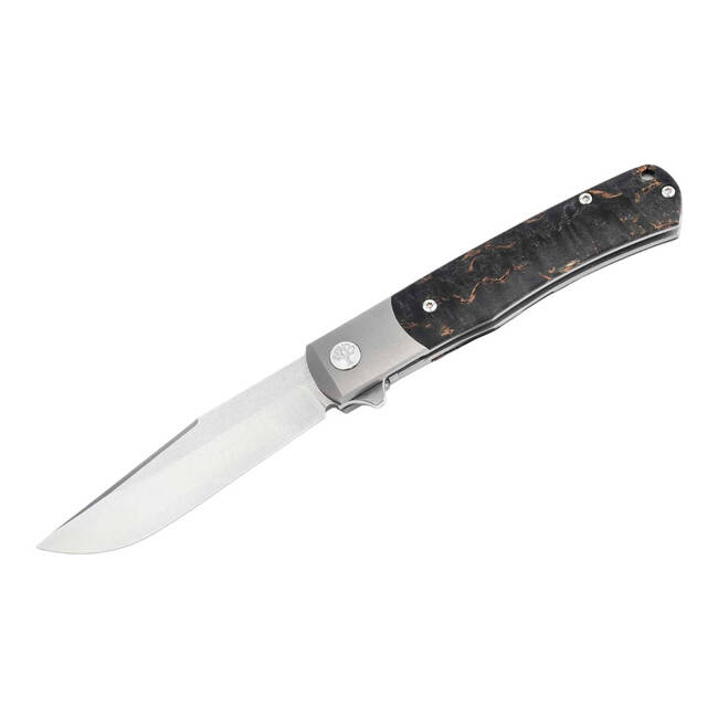 EDC KNIFE TRPPR CURLY BIRCH WOOD - BOKER