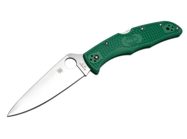 ENDURA FLAT GROUND POCKET KNIFE - SPYDERCO