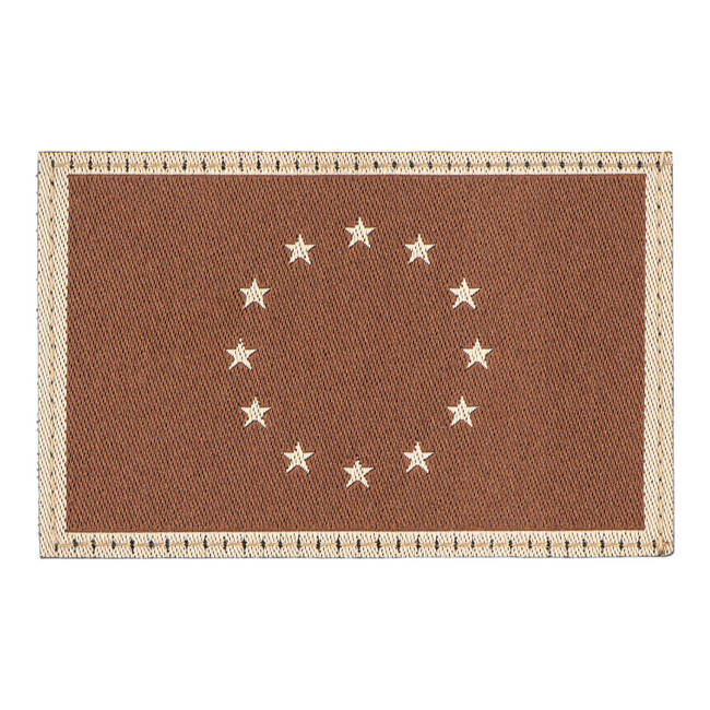 EU FLAG PATCH - 50 X 80 mm - BROWN - CLAWGEAR