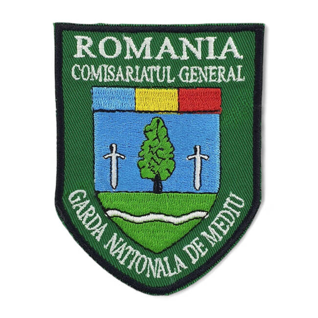 Emblema Comisariatul General Garda Nationala de Mediu, cu aplicare Velcro (cu scai)