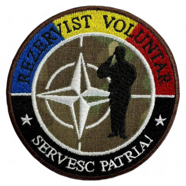 Embroidered Volunteer Reservist Emblem - A Badge of Honor and Commitment - Combat