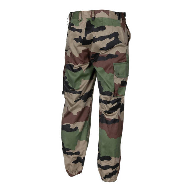 F2 FIELD PANTS, CCE CAMO - MILITARY SURPLUS FROM FRENCH ARMY - LIKE NEW