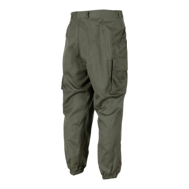 F2 FIELD PANTS, OD GREEN - MILITARY SURPLUS FROM FRENCH ARMY - LIKE NEW