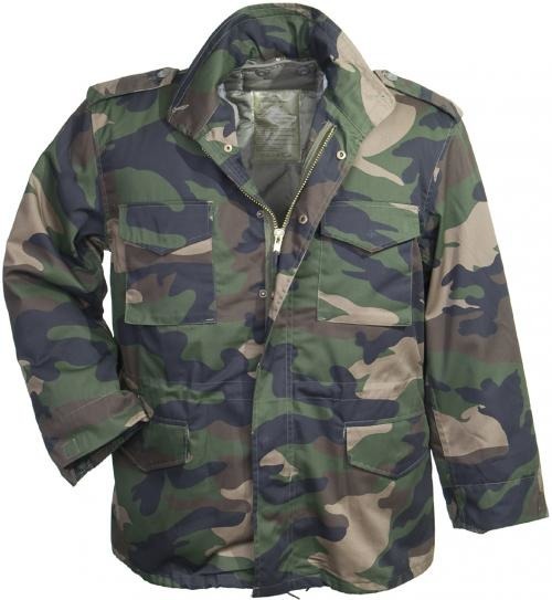 FIELD JACKET US M65 WOODLAND CAMO