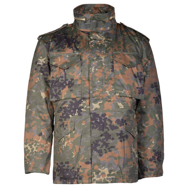 FIELD JACKET WITH LINER M65 - US STYLE - Mil-Tec® - FLECKTARN