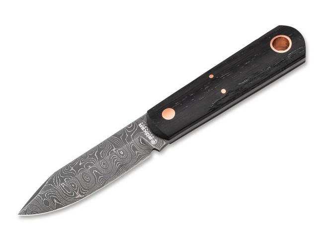 FIXED BLADE KNIFE - BARLOW BFF DAMASC - BROWN 