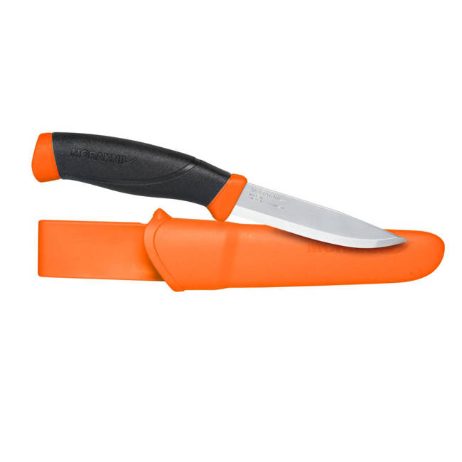 FIXED BLADE KNIFE - COMPANION F - STAINLESS STEEL - MORAKNIV® - ORANGE