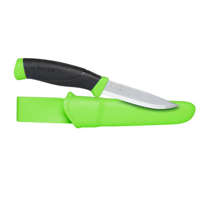 FIXED BLADE KNIFE - COMPANION - STAINLESS STEEL - MORAKNIV® - GREEN 