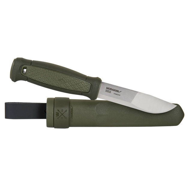 FIXED BLADE KNIFE - KANSBOL - STAINLESS STEEL - MORAKNIV® - OLIVE GREEN