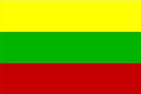 FLAG (91 x 152) cm LITHUANIA