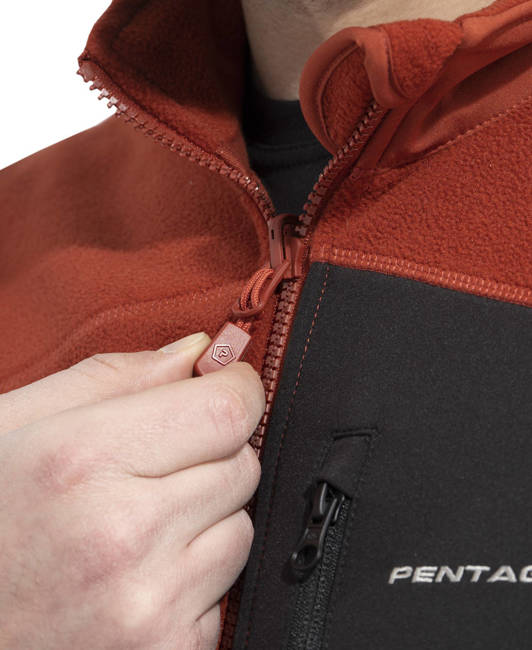 FLEECE JACKET WITH ZIPPER - ATHOS 2.0 - PENTAGON® - OLIVE GREEN