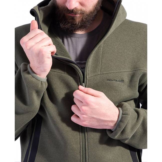 FLEECE SWEATER - "FALCON PRO" - PENTAGON® - CAMO GREEN