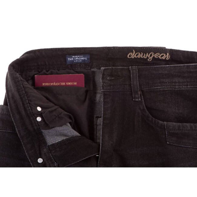 FLEX DENIM TACTICAL JEANS - BLACK GREY WASHED - CLAWGEAR