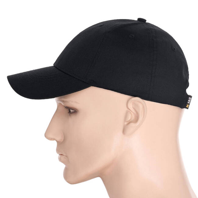 FLEX RIP-STOP BASEBALL CAP - BLACK- M-TAC