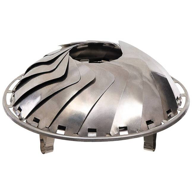 FOLDABLE STAINLESS STEEL FIRE DISC - 27 x 8 CM - FOX OUTDOOR - MFH