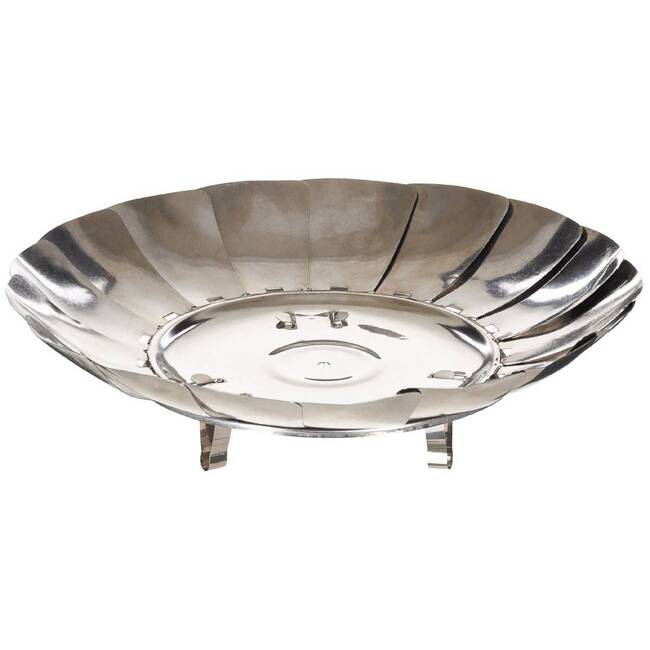 FOLDABLE STAINLESS STEEL FIRE DISC - 27 x 8 CM - FOX OUTDOOR - MFH