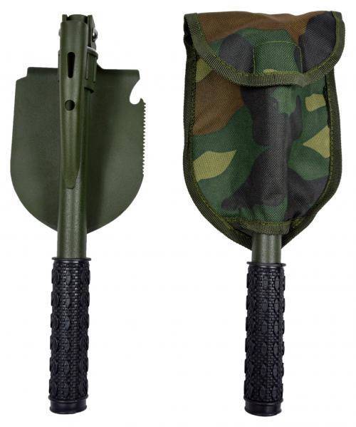 FOLDING SHOVEL SET 3 IN 1 - OLIVE 