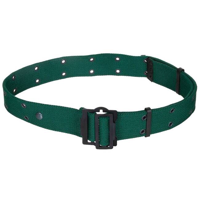 FRENCH BELT FOR PISTOL, 5 CM - GREEN - MFH