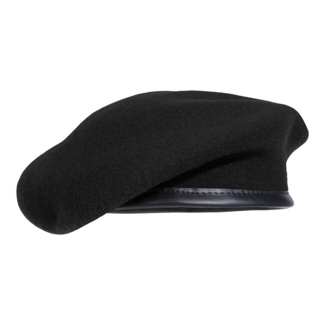 FRENCH STYLE BERET - PENTAGON - BLACK