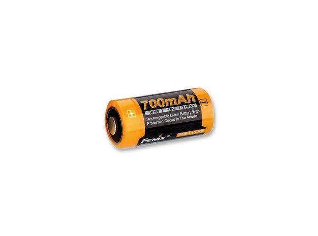 Fenix 16340 - 700mAh - Micro-USB Rechargeable Battery - ARB-L 16-700U