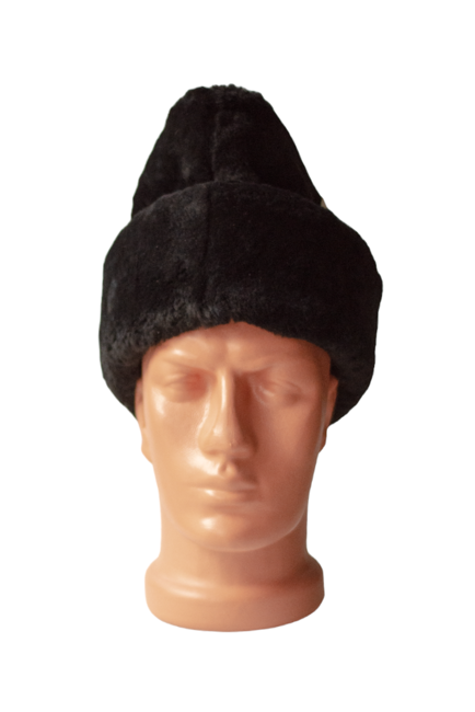 Fur hat, Cold War era, Romanian Army Surplus - Black