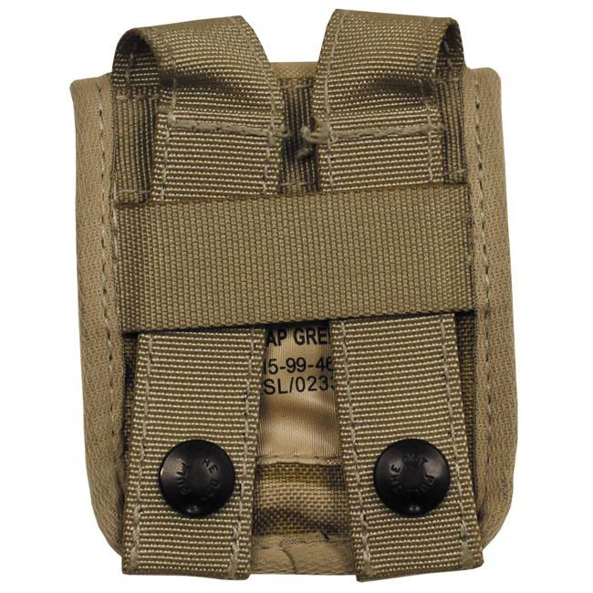GB POUCH "MOLLE" - GRENADE AP - DPM DESERT - USED