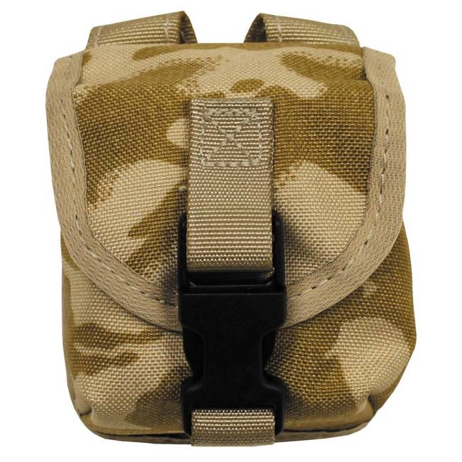 GB POUCH "MOLLE" - GRENADE AP - DPM DESERT - USED