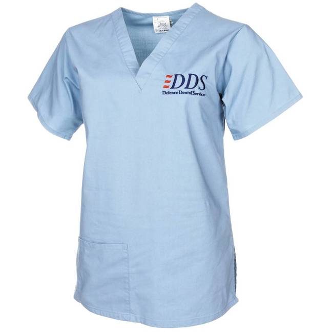 GB SHIRT "DENTAL SUPPORT ASSISTANS" - LADIES - BLUE - USED