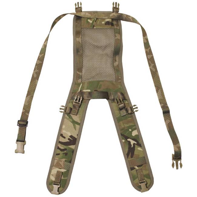 GB SUSPENDERS - FOR DAYSACK - MTP CAMO - USED