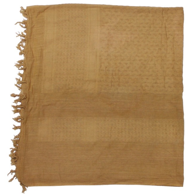 GB shemagh (Scarf), used, coyote tan