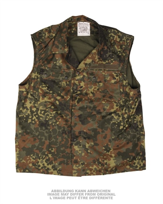 GERMAN COMBAT VEST - FLECKTARN - MILITARY SURPLUS - LIKE NEW