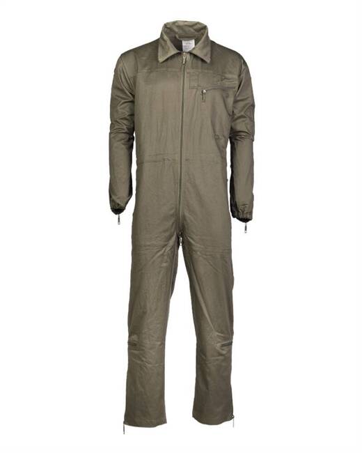 GERMAN TANKER OVERALLS, OD GREEN - UNLINED - MIL-TEC