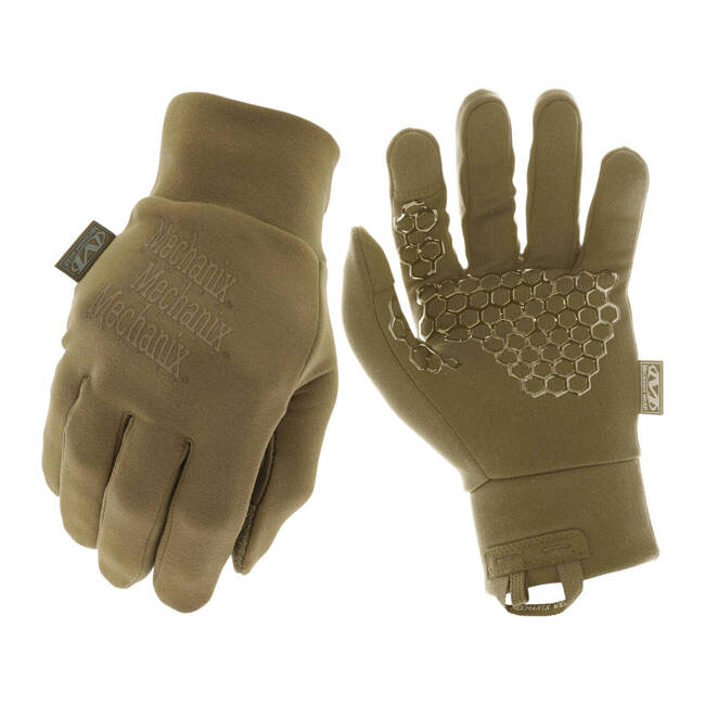 GLOVES - COLDWORK COVERT BASE LAYER - MECHANIX - COYOTE TAN