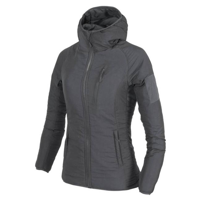 HOODED JACKET FOR WOMEN - WOLFHOUND® - Climashield® Apex™ - Helikon-Tex® - SHADOW GREY