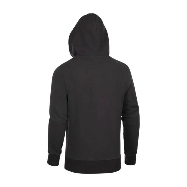 HOODIE WITH ZIPPER AND CG LOGO - BLACK - CLAWGEAR