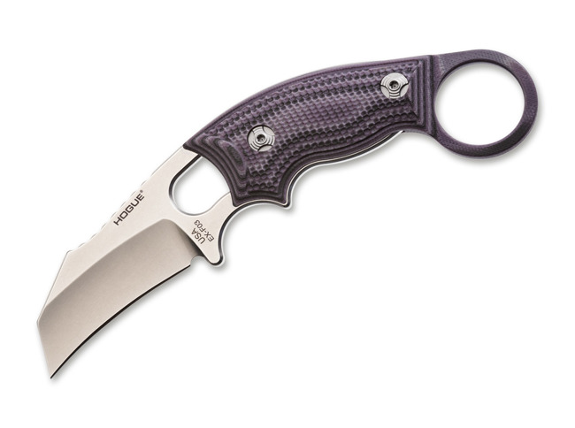 Hogue EX-F03 Hawkbill G-Mascus Purple Knife 