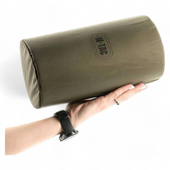 INFLATABLE SLEEPING MAT - 195x120 CM - OLIVE GREEN - M-TAC