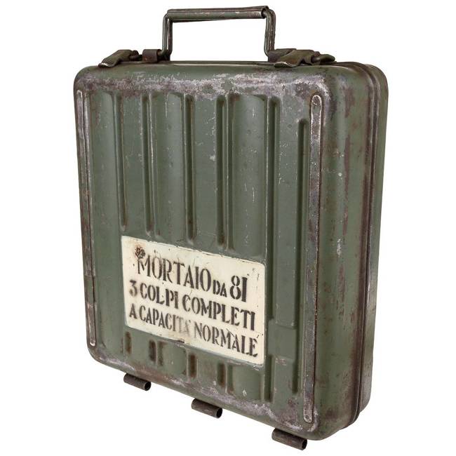 IT METAL GRENADE BOX - USED - OD GREEN