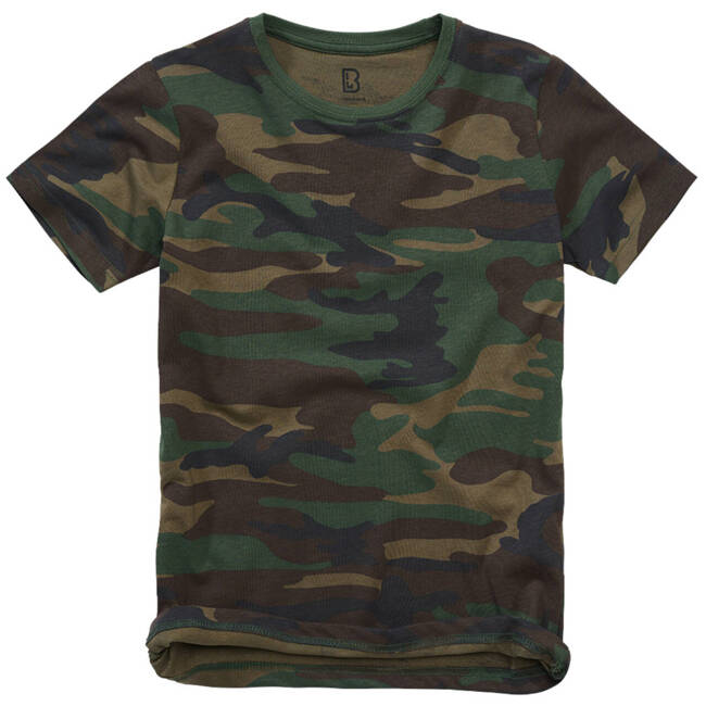 KIDS COTTON T-SHIRT - WOODLAND - BRANDID