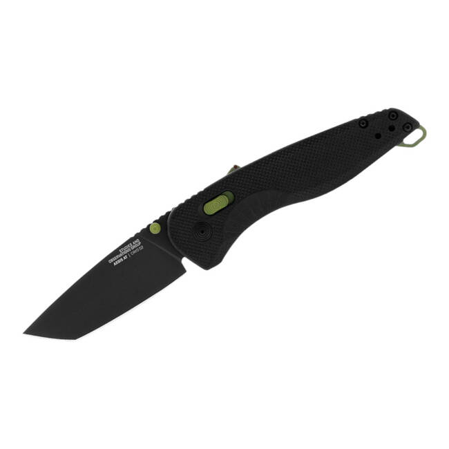 KNIFE WITH ASSISTED OPENER AEGIS AT TANTO BLACK - SOG