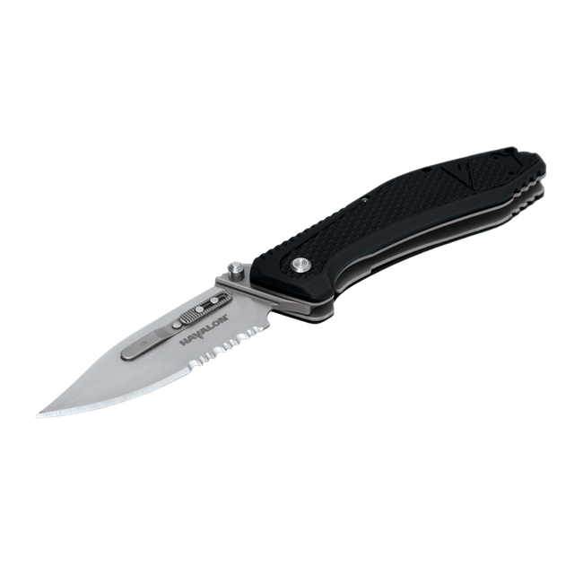 KNIFE WITH ASSISTED OPENER REDI BLACK - HAVALON