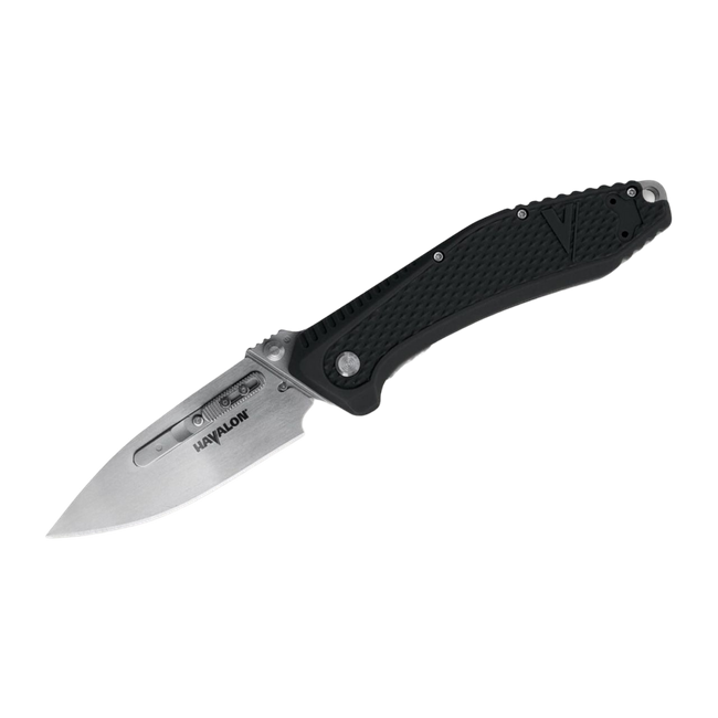 KNIFE WITH ASSISTED OPENER REDI BLACK - HAVALON