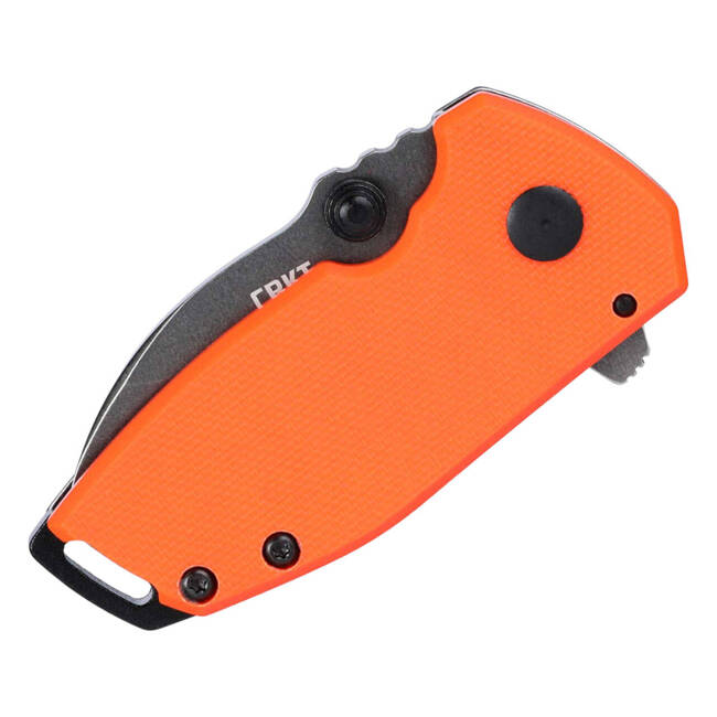 KNIFE WITH ASSISTED OPENER SQUID COMPACT G10 - ORANGE - CRKT