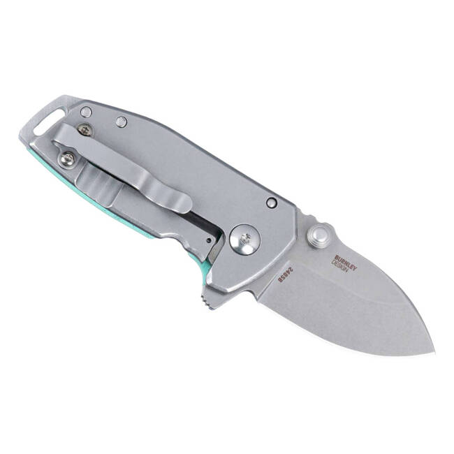 KNIFE WITH ASSISTED OPENER SQUID COMPACT G10 - SKYBLUE - CRKT