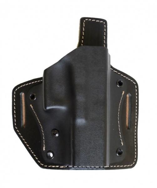 KYDEX OWB Belt Holster With Leather Back Dual Clip CZ SP-01