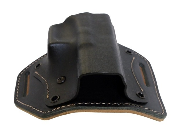 KYDEX OWB Belt Holster With Leather Back Dual Clip REX Zero-1