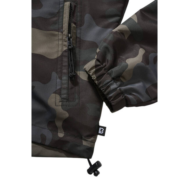 LADIES SUMMER JACKET - FRONTZIP WINDBREAKER - DARKCAMO - BRANDED 