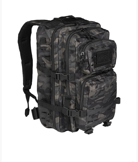 LASER CUT ASSAULT BACKPACK LG - DARK CAMO