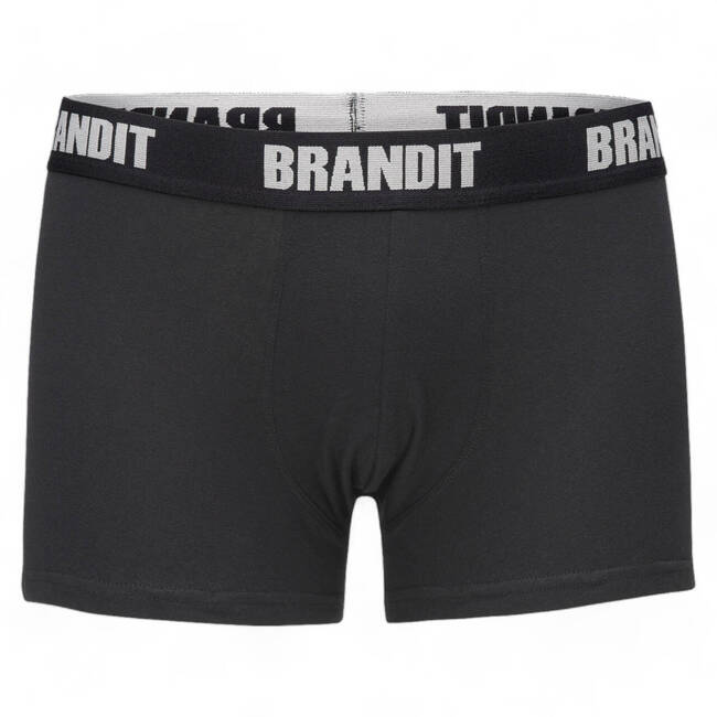 LOGO BOXERS - BLACK /BLACK - BRANDID (2/PACK)