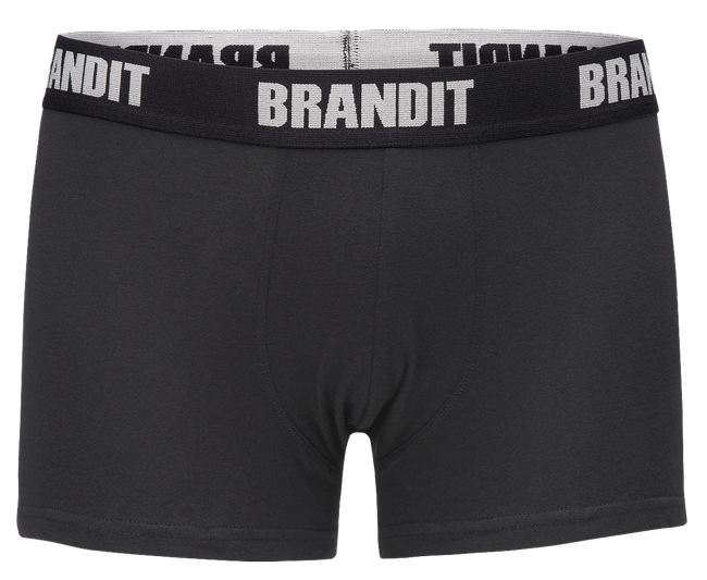 LOGO BOXERS - WHITE/BLACK - BRANDID (2/PACK)